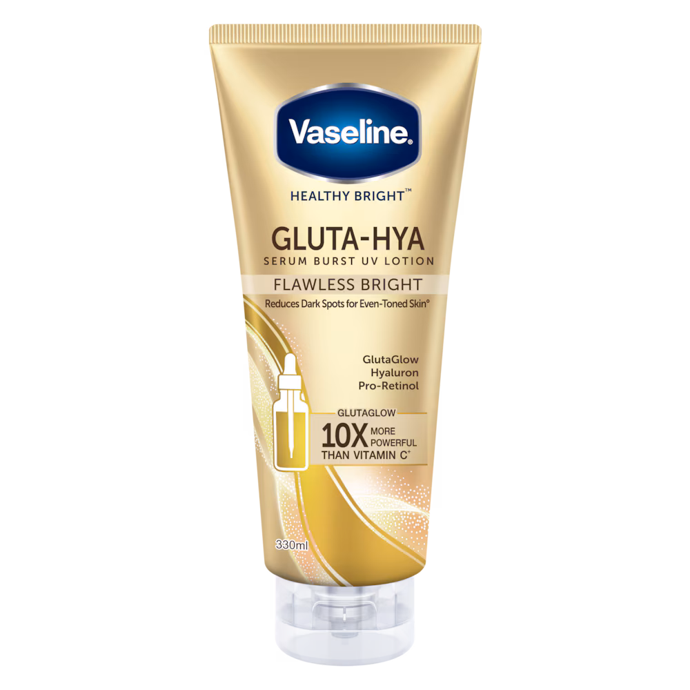 Vaseline Gluta-Hya Serum Burst Uv Lotion Flawless Bright Vaseline Gluta-Hya Serum Burst Uv Lotion Flawless Bright