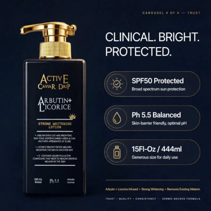 Active Caviar Drip Arbutin + Licorice Strong Whitening Body Lotion