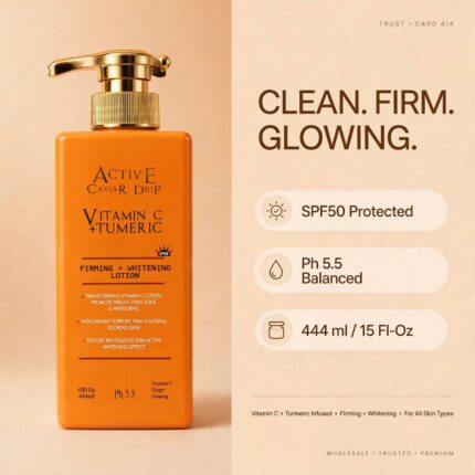 Active Caviar Drip Vitamin C + Turmeric Whitening Lotion