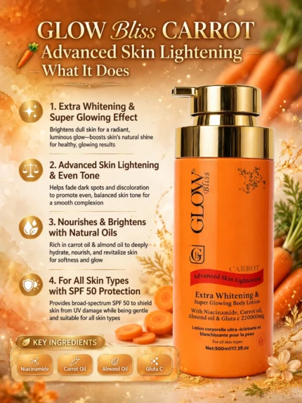 Glow Bliss Advanced Skin Lightening Carrot Lotion