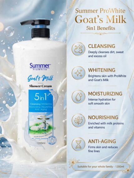 Summer ProWhite Goat's Milk Shower Cream