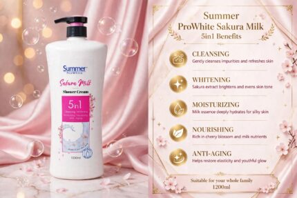 Summer ProWhite Sakura Milk Shower Cream