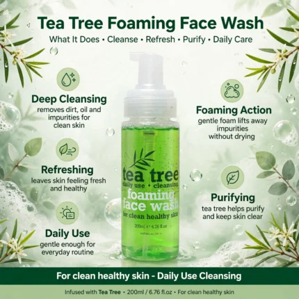 Tea Tree Foaming Face Wash