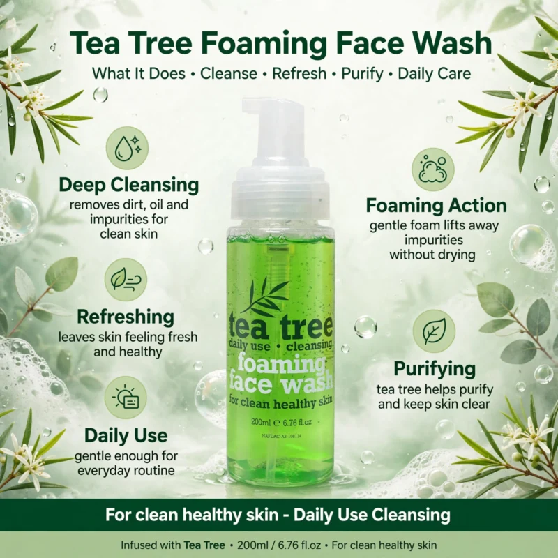 Tea Tree Foaming Face Wash