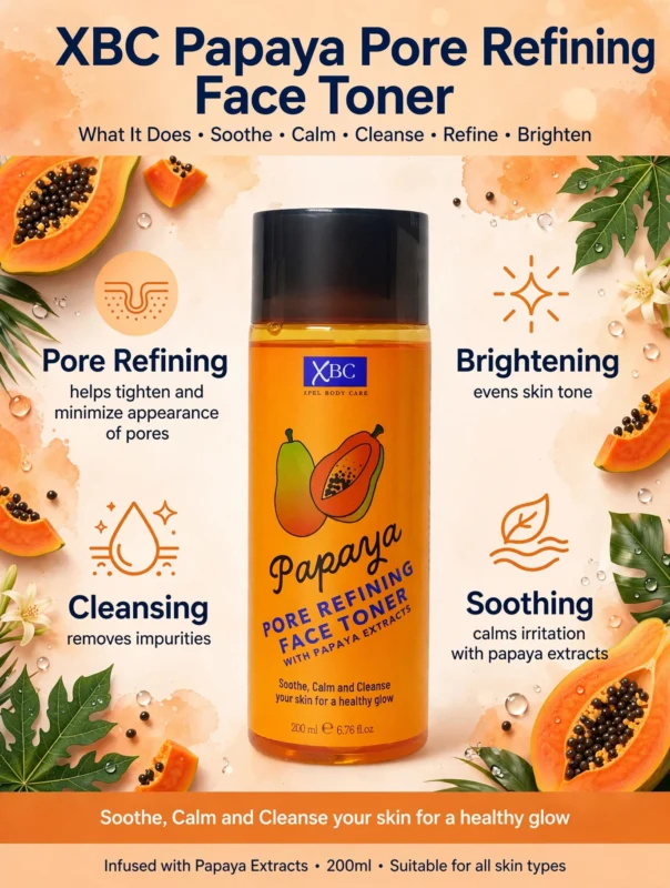 XBC Pore Refining Papaya Face Toner